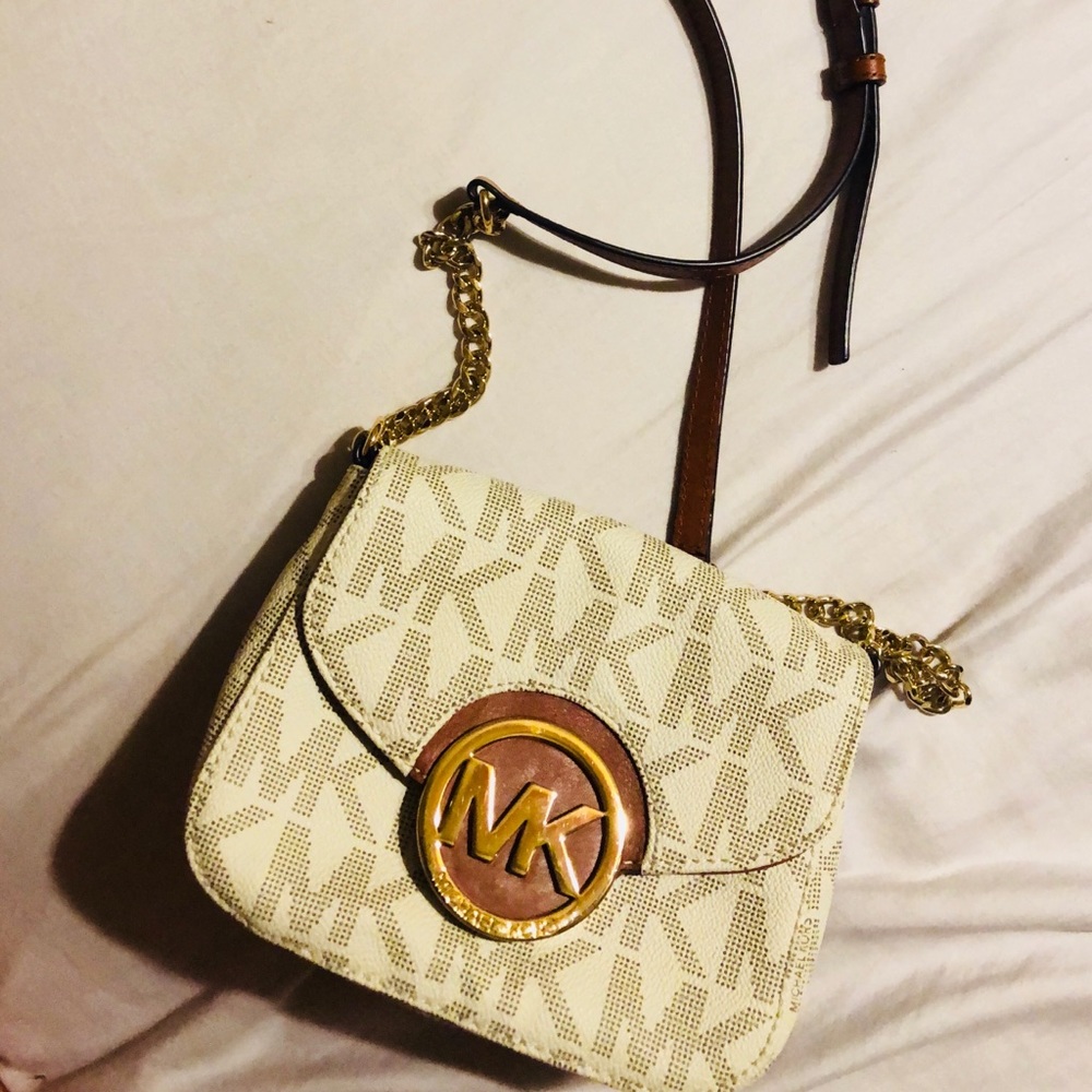 White MK Purse